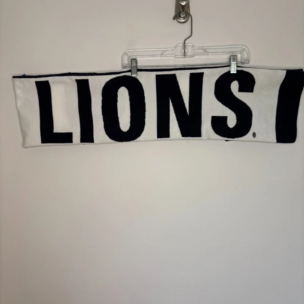 PENN STATE Knit Scarf Nittany Lions Blue and White We Are